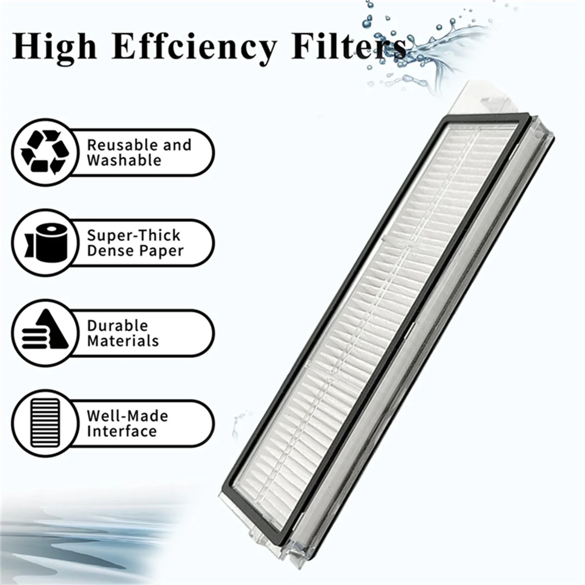 A58E-15PCS for Roborock S8 MaxV Ultra G20s Robot Vacuum Replace Parts Double Roller Brush Filter Side Brushes Mop Dust Bags