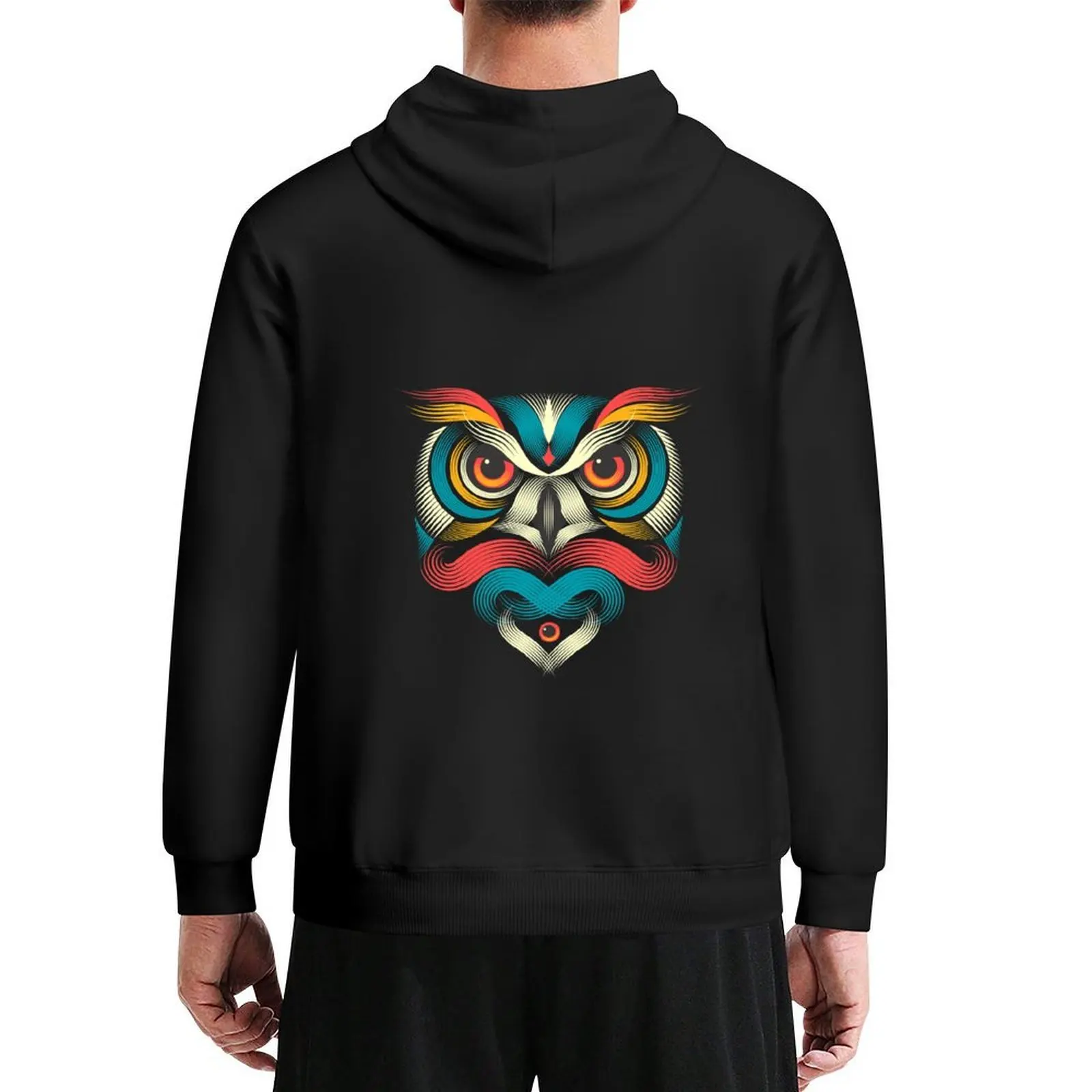 

Owl Soul Hoodie korean style clothes hooded shirt men's sweat-shirt men clothing oversized hoodie