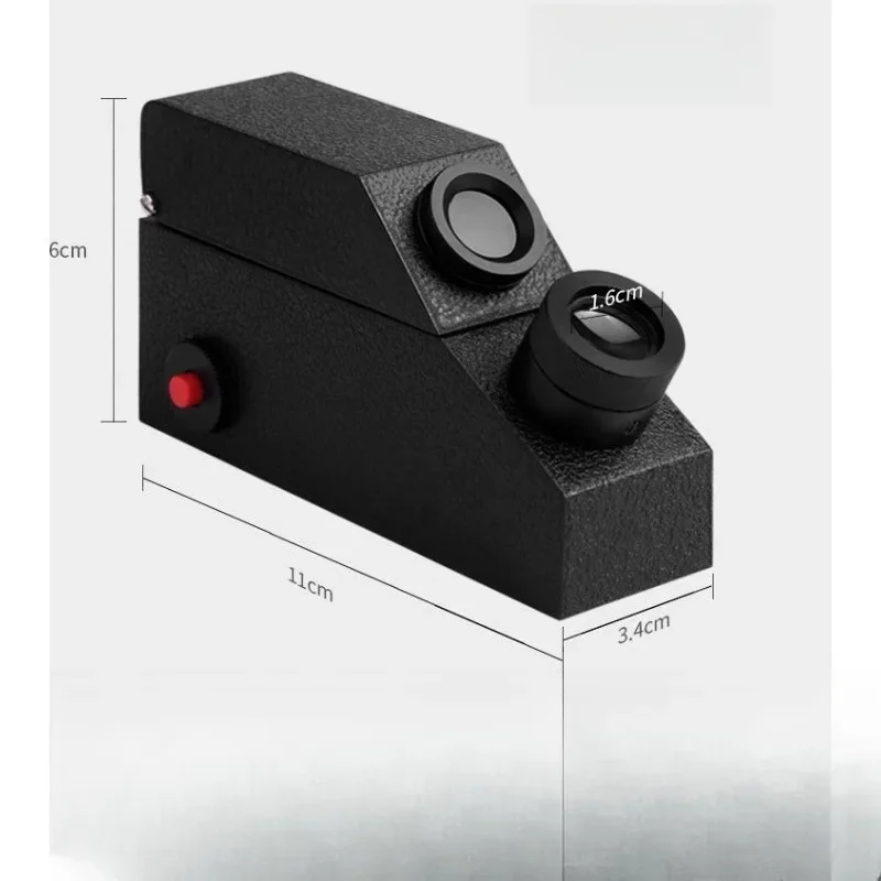 Gem Refractometer 0.01nD Precision Jewelry Diamond Identifier Optical Testing Tool for Lab UseGoods in stock