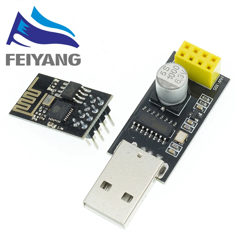 ESP01 Programmer Adapter UART GPIO0 ESP-01 Adaptaterr ESP8266 CH340G USB to ESP8266 Serial Wireless Wifi Developent Board Module