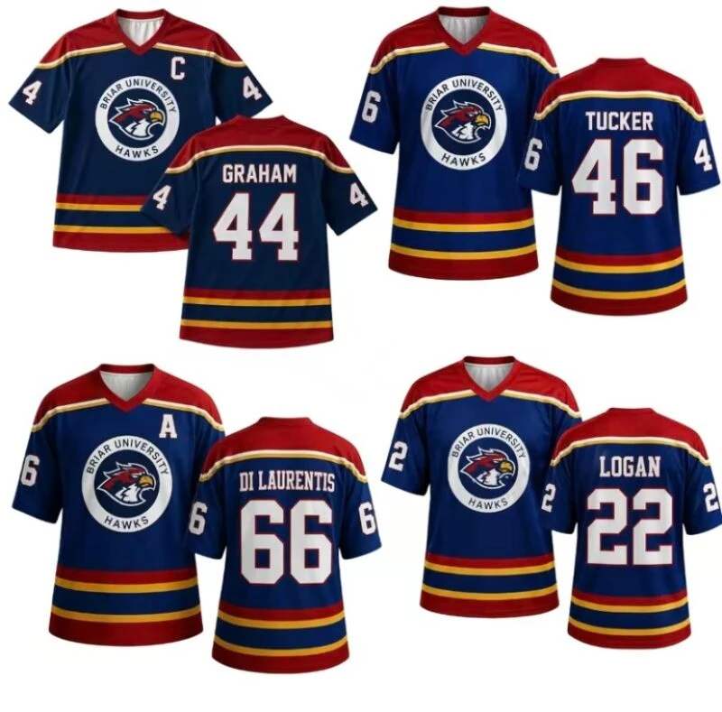 Briar Hockey T-shirt Off-Campus Jersey T-shirt Hockey Romance Shirt Off Campus Merch Suitable for Both Men and Women