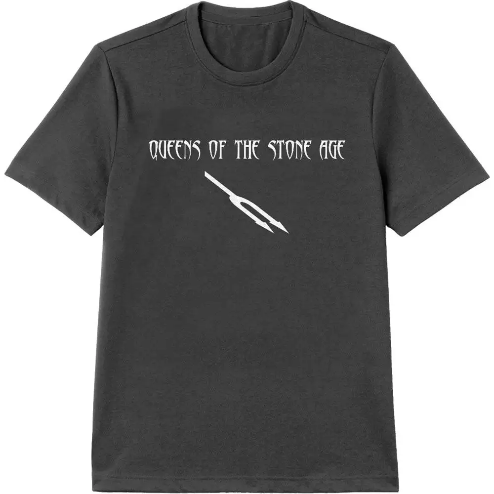 

Queens of The Stone Age Deaf Songs Pattern Printing Summer Luxury Brand Cotton Men's and Women's T-Shirts Short Sleeves