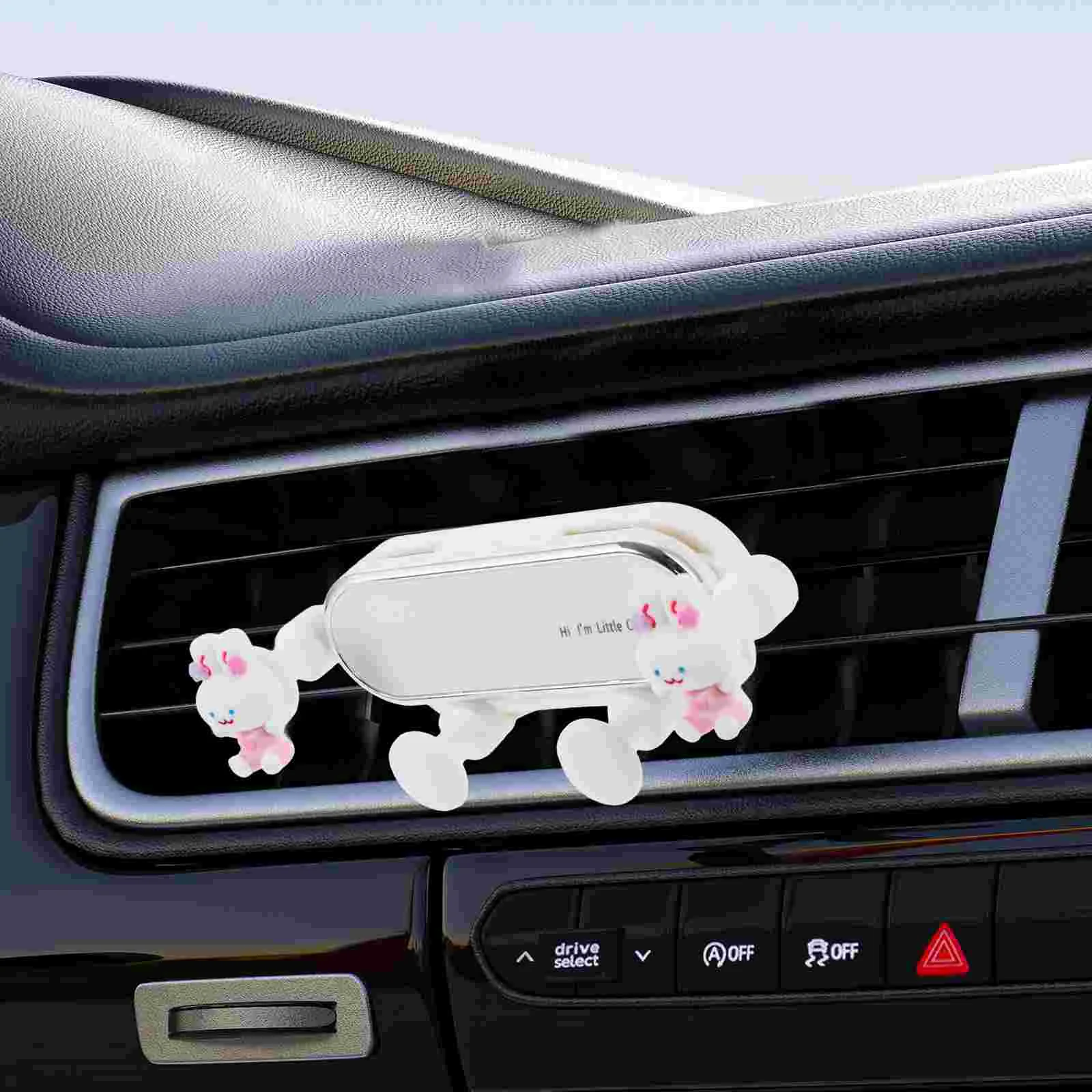 Rabbit Stand Phone Holder for Car Navigation Cars Mobile Cute Auto Air Vent Support Silica Gel Mount Man Cell