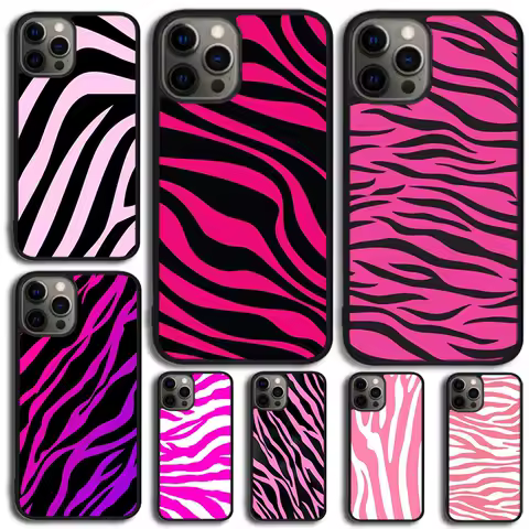 PINK ZEBRA SKIN Phone Case For Samsung Galaxy S10 S22 S23 S24 Note 10 20 Lite S20 Plus S21 Ultra Back Cover