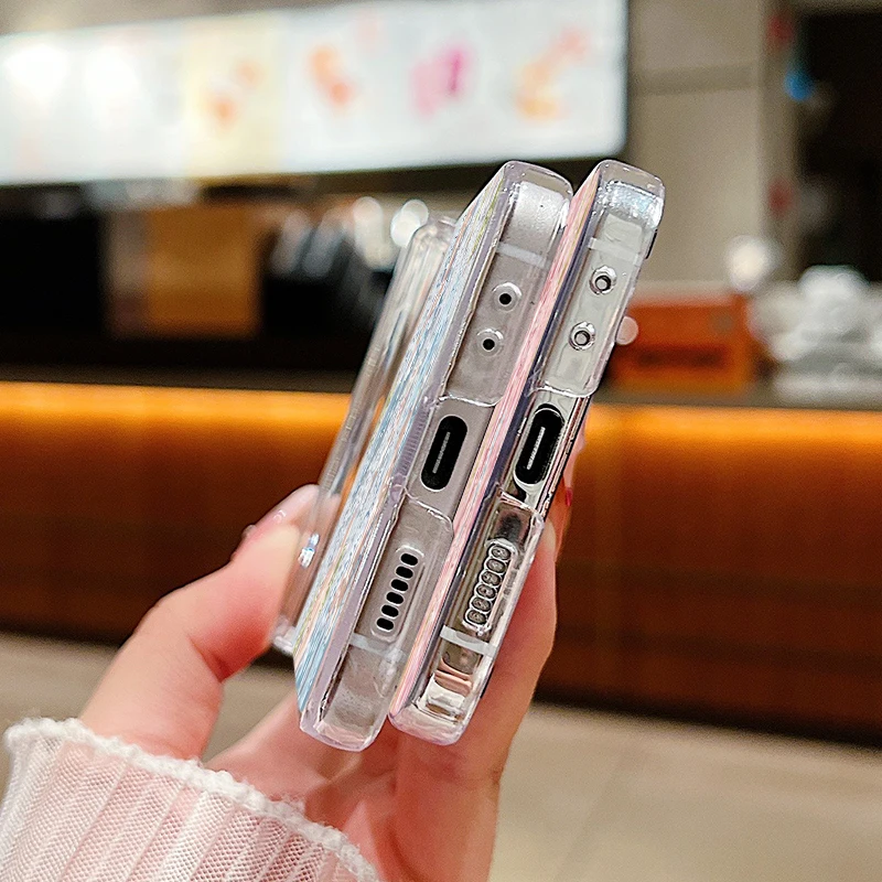 Transparente Hartschalen-Handyhülle mit Schmetterlingsdruck für Samsung Galaxy Z Flip8 Flip6 Flip7 FE Flip 8 7 6 5 4 3 5G Stoßfeste Durchsichtige Schutzhülle – Detail 8