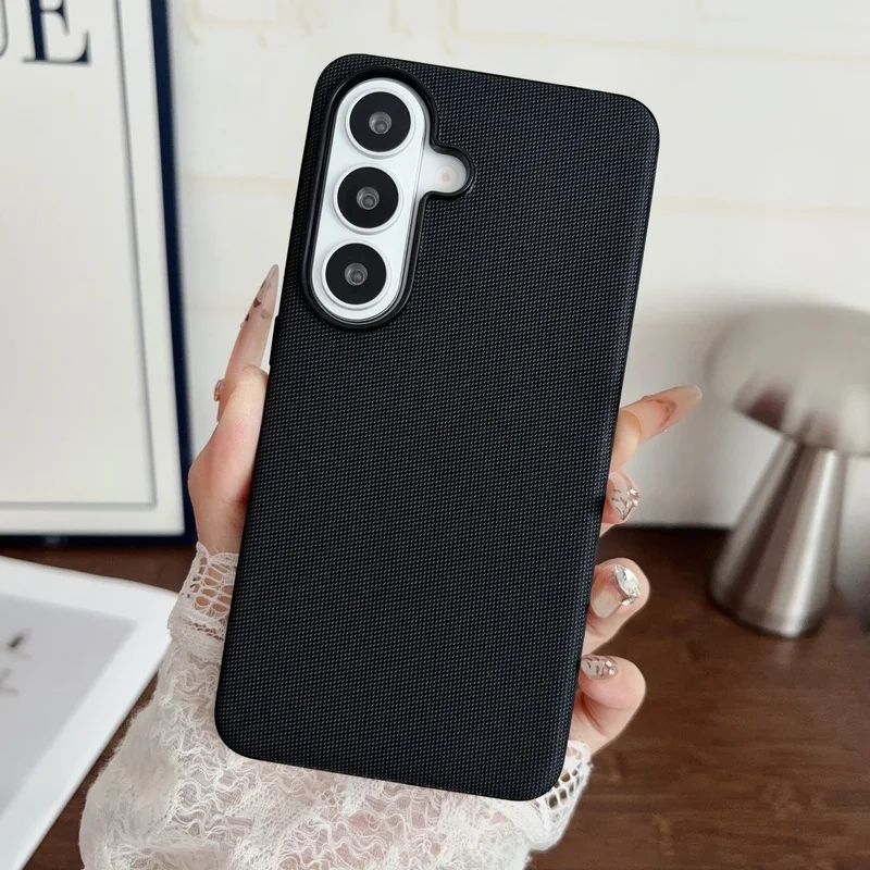 Weaving Texture For Magsafe Magnetic Phone Case For Samsung Galaxy S26 S25 S24 S23 Ultra Wireless Charging Weaving Texture Cover