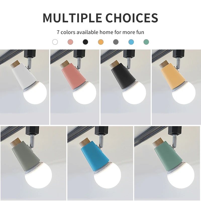 Faretto Macaron a binario a LED moderno e minimalista nordico per negozio di abbigliamento, sala espositiva, luce domestica