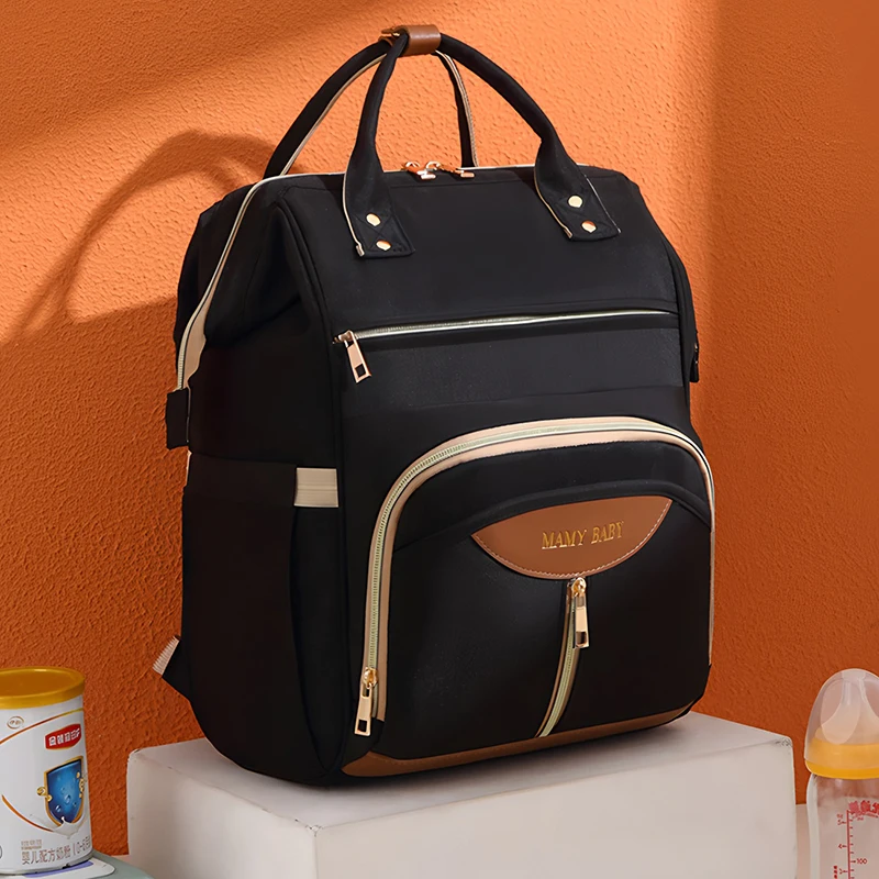 

Рюкзаки для мамы, сумка для подгузников, модный водонепроницаемый многофункциональный рюкзак для подгузников, сумка для пеленания для ребенка, большая сумка для коляски