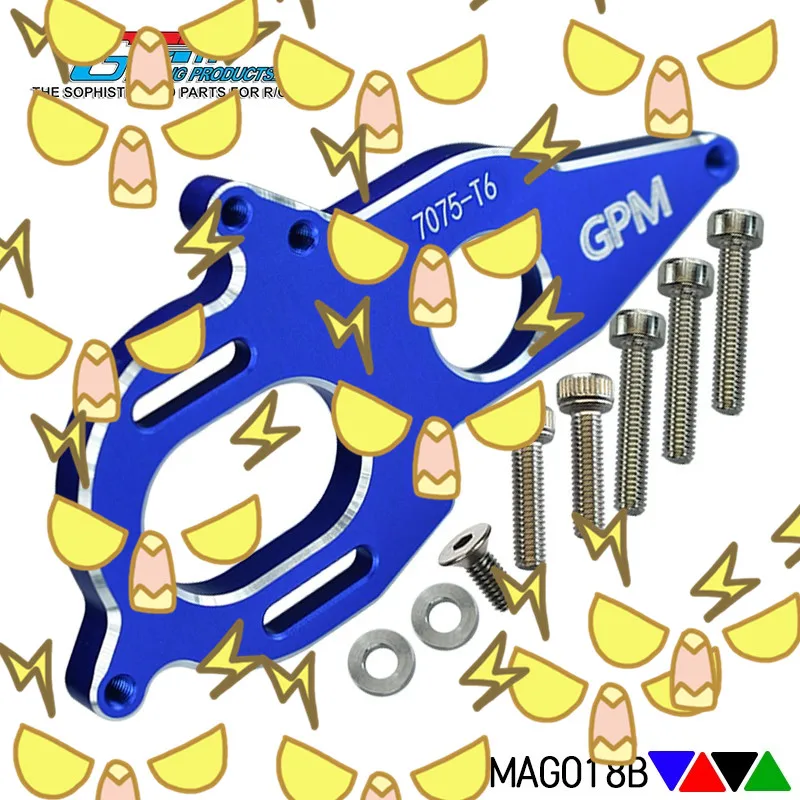 

GPM 7075 Aluminum Motor Plate AR310874 GPM For ARRMA 1/8 KRATON 6S GRANITE/TYPHON 3S/VENDETTA 1/10 AR310874 MAG018B