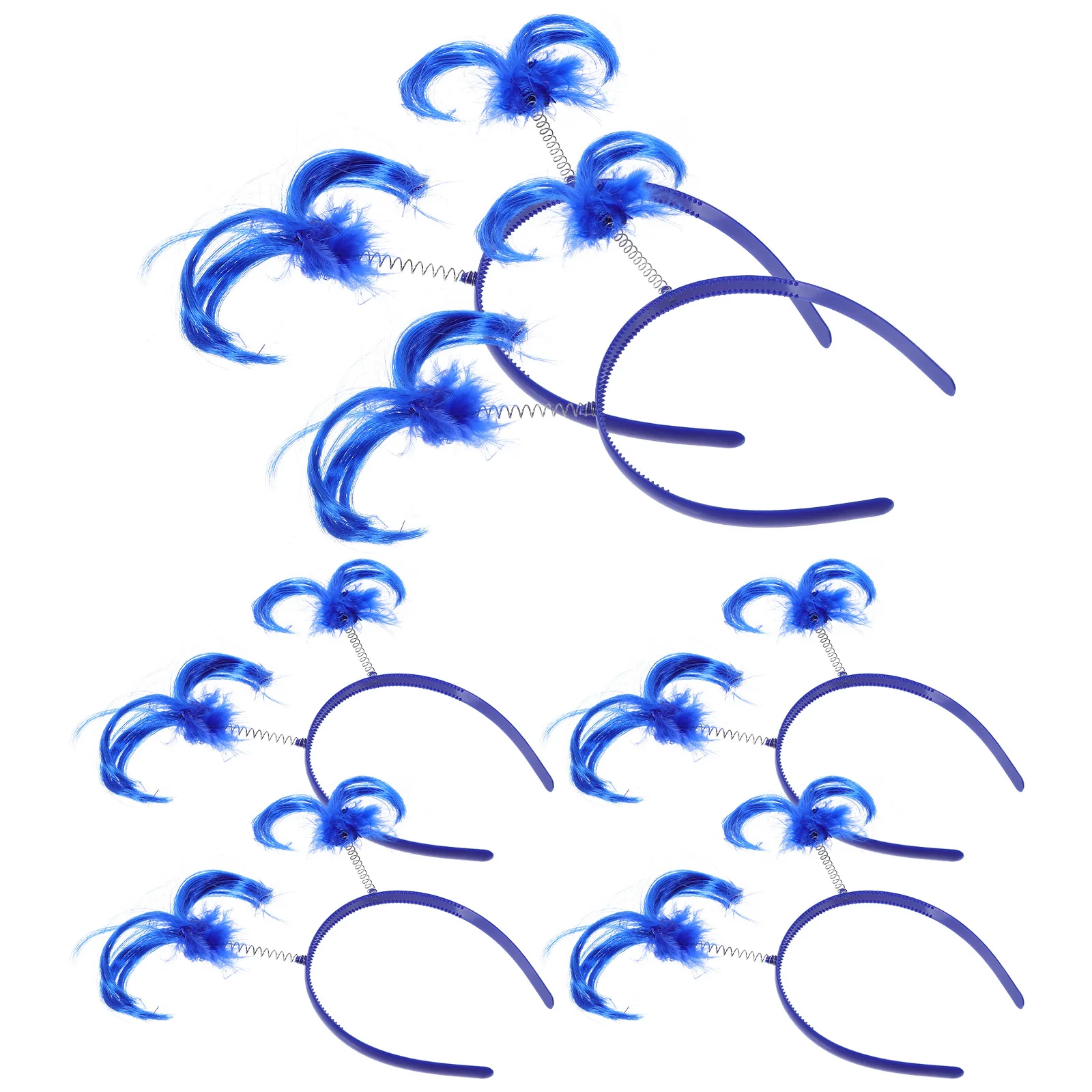 

6Pcs Hair Hoops Cute Spring Design Non-Slip Headbands Party Hair Accessories for Kids Birthday Holiday Halloween Cosplay