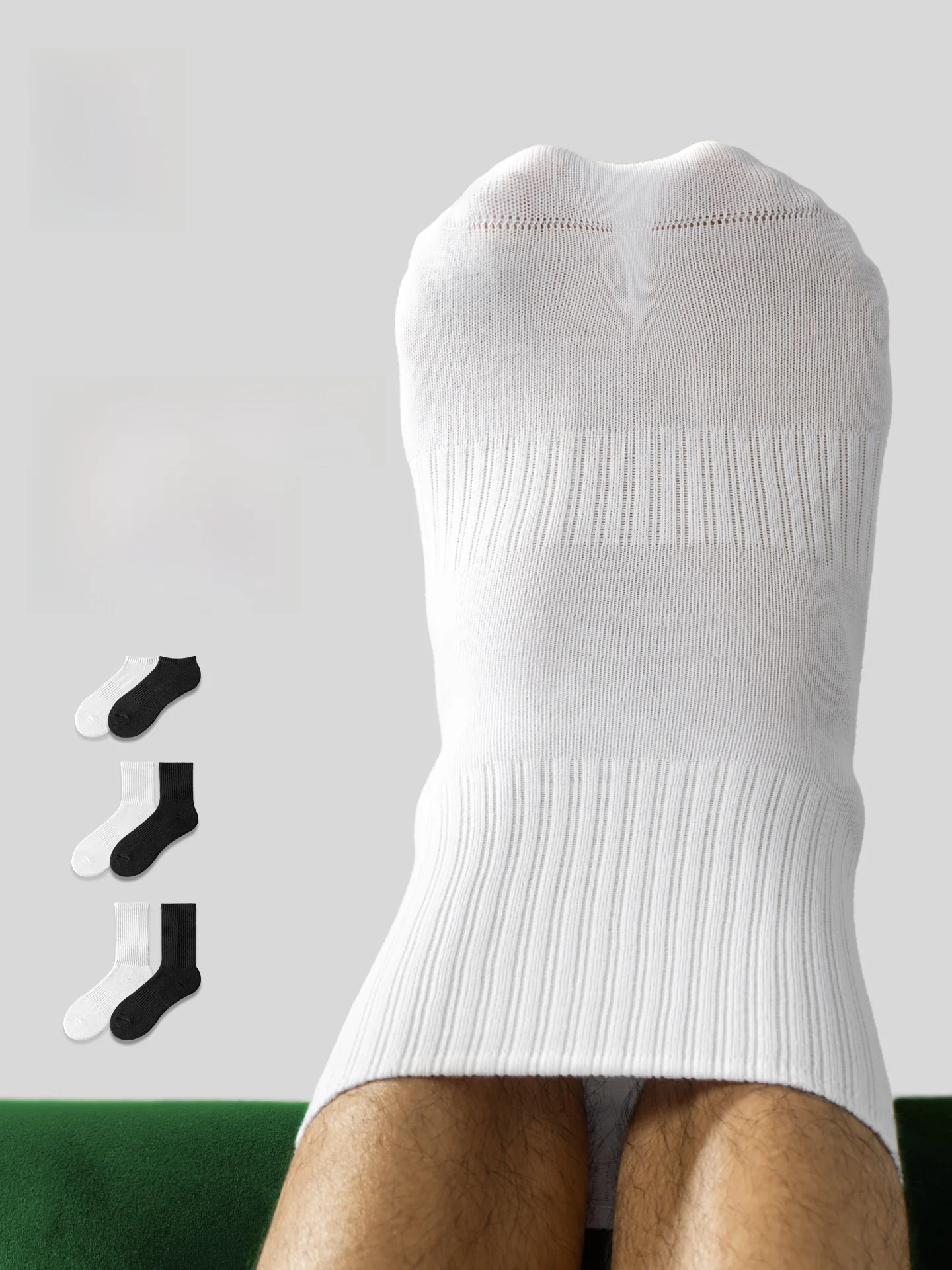 

Zimue Cotton plus Size Sos Men's Pure Xinjiang Cotton Mid-Calf Extra Large 4450 Code Wide And Extra Long Combed Cotton
