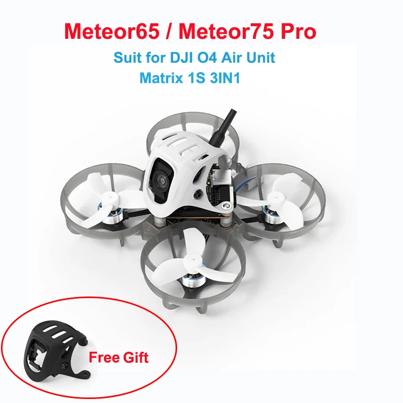 BetaFPV Meteor75 Pro O4 / Meteor65 Pro O4 Brushless BWhoop RC FPV Quadcopter Matrix 1S 3IN1 HD For DJI O4 Air Unit VTX Airplane