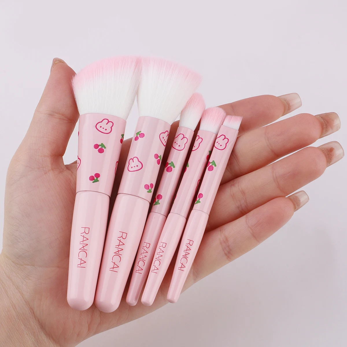 5Pcs Cute Compact Makeup Brush - огляд і ціна Beauty Full Makeup