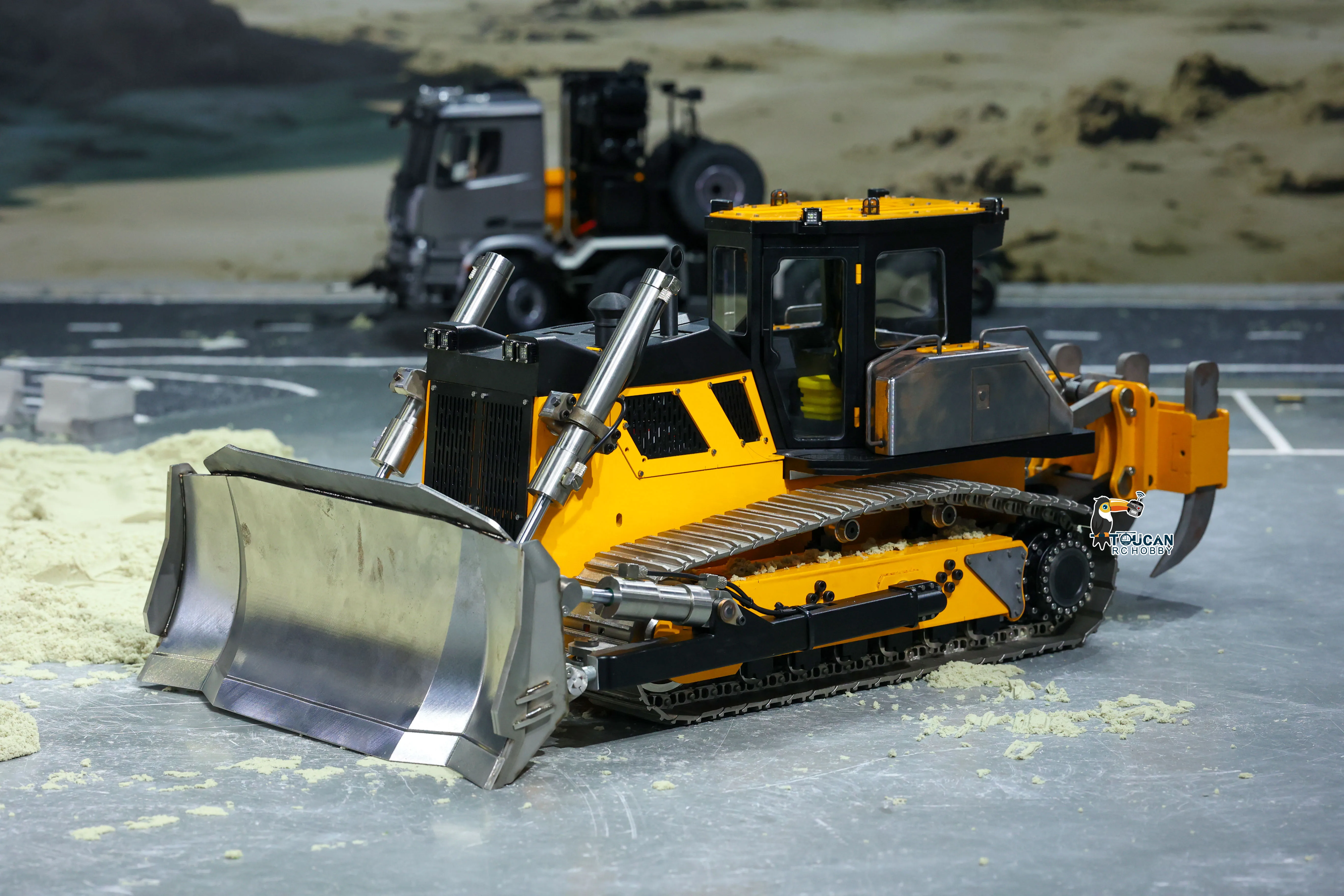 

Радиоуправляемый бульдозер RC D155 TOUCAAN HOBBY, гигантская модель 1/12, 7-канальный, с бесщеточным двигателем, строительная техника, игрушка