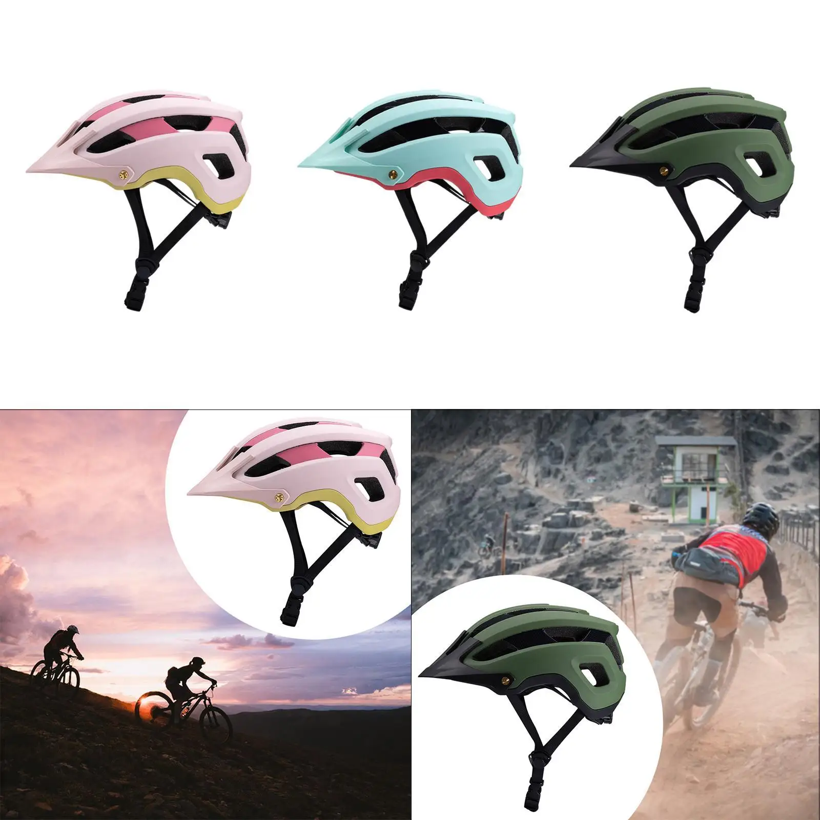 

Bike Helmet Cycling Accessories Shock Absorbing Equipment Fashion Ventilation Detachable Inner for Outdoor Sports Men