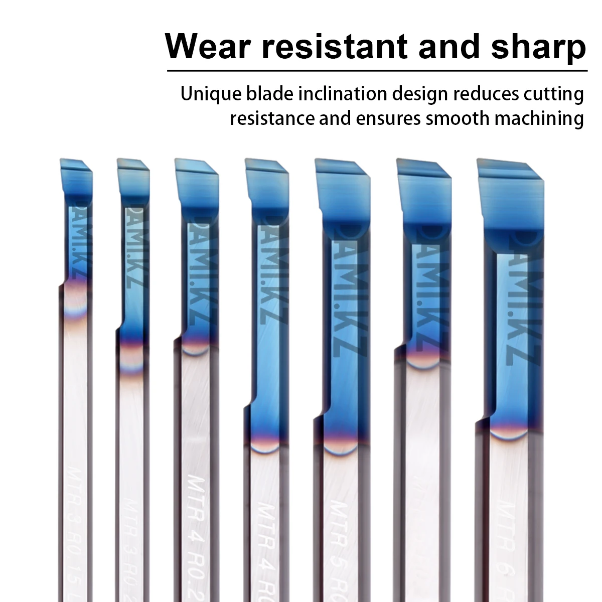 HRC65 Degree MTR Series Boring Tool MTR2/2.5/3/4/5/6/7/8 R0.1 L10 L22 Tungsten Steel Nano Blue Coated Small Aperture Boring Tool