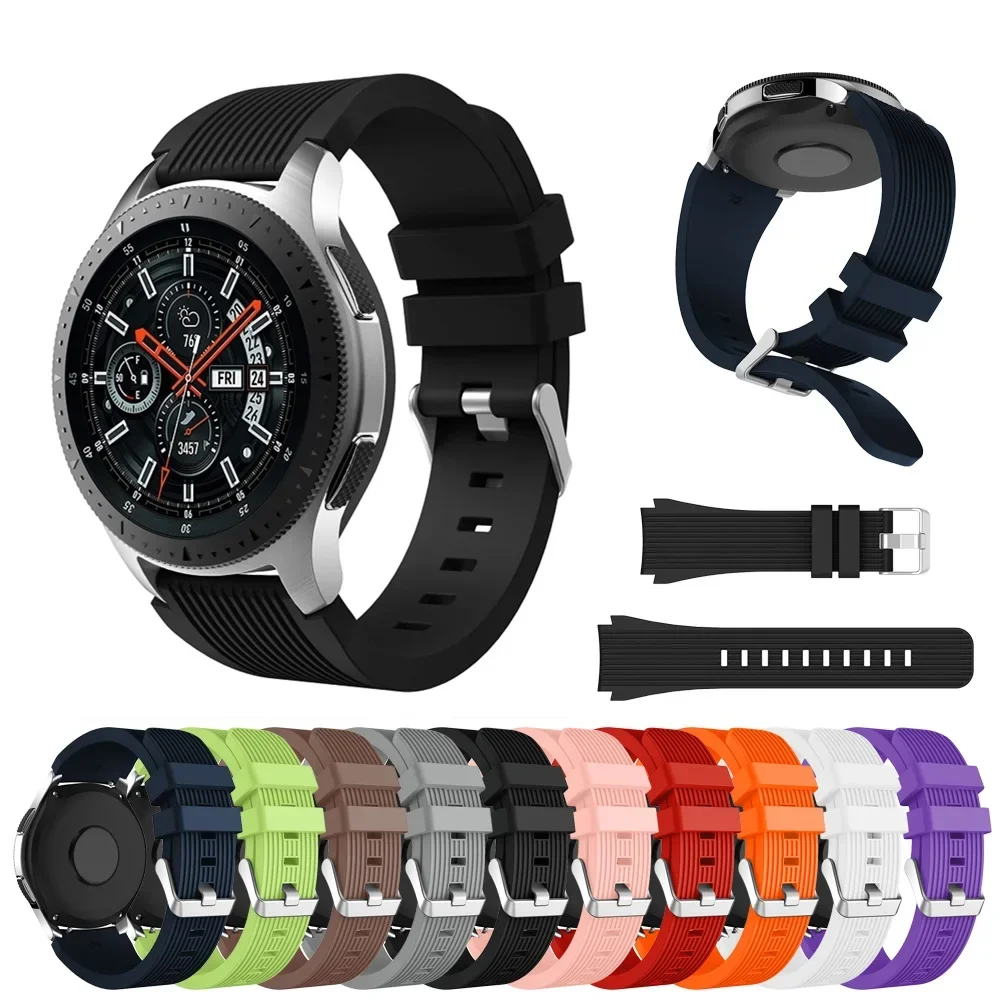 

Silicone Wrist Strap for Samsung Galaxy Watch3 41/45mm Smart Watchband For Galaxy Watch 42 46mm Replacement Bracelet Accessories