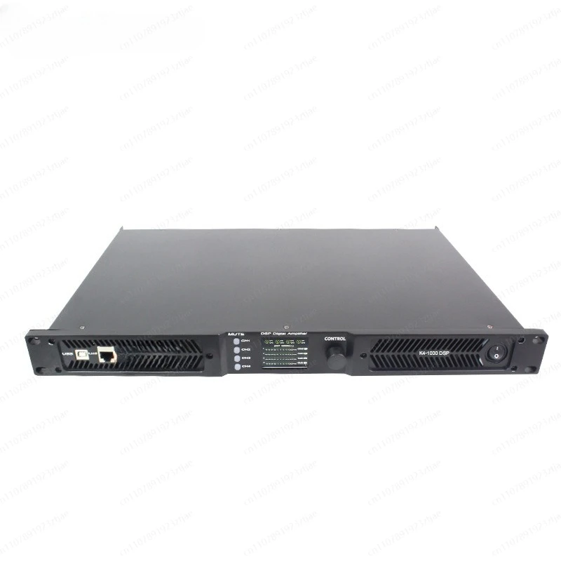 Digital K4-800 DSP 1U 4 Channel X 800W Stereo Professional Amplifier Home Outdoor Audio
