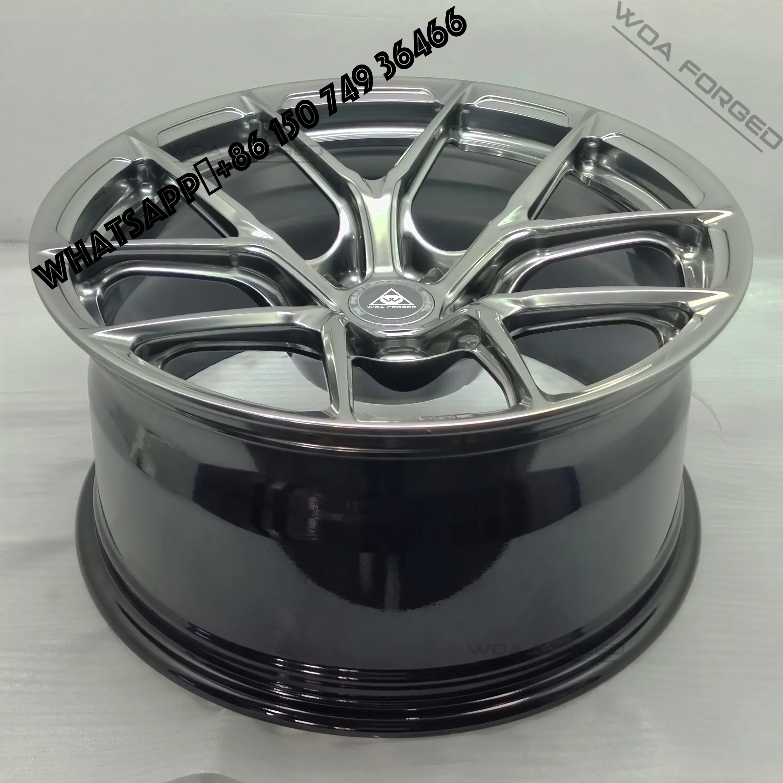 

6061-T6 P104SC High-Performance Bright Silver Forged Car Wheels Single Forging 5*120 5*114.3 5*100 PCD for HR Passenger Cars