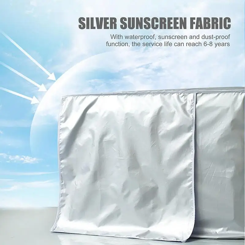 Air Conditioner Cover Waterproof Sun Protection Protective Case Air Conditioning Outdoor Main Unit Protective Cover Dust Covers