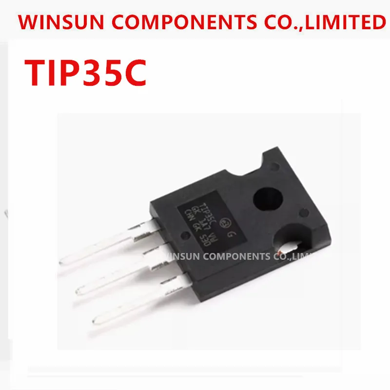 (10pcs) 100% New Imported  TIP35C TO-247 transistor - single channel 25A/100V