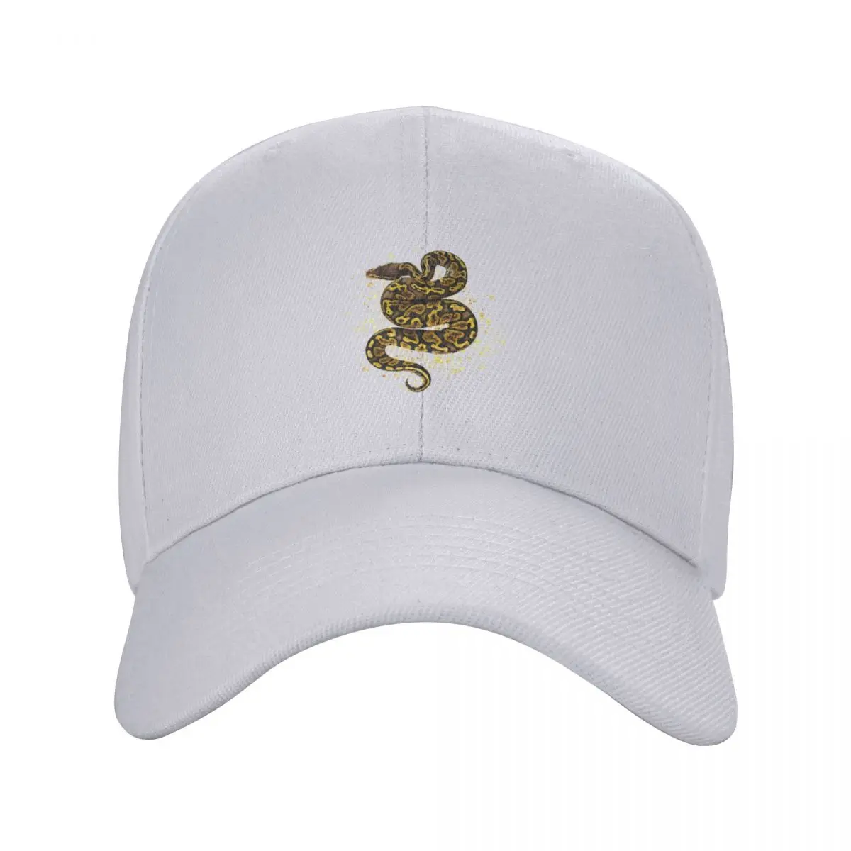 Ball python splatter Baseball Cap Custom Cap black foam party Hat Hat Man Luxury Boy Women's