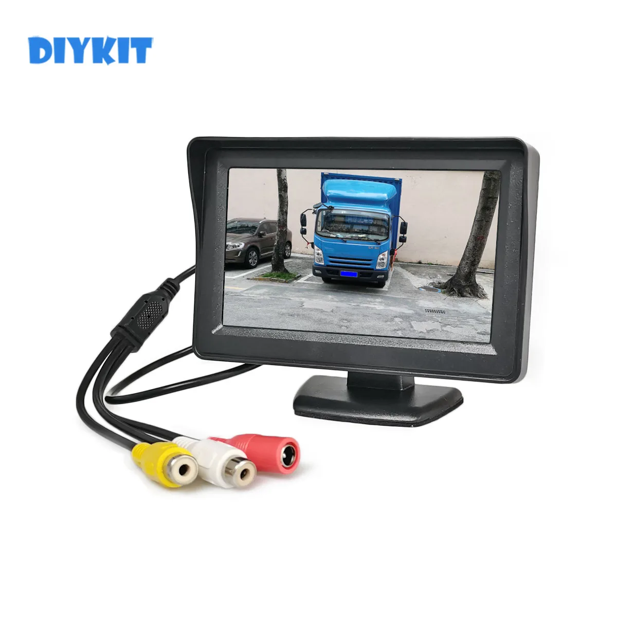 

DIYKIT 4.3inch AHD 800*480 Rear View Car Monitor Backup Monitor for AHD Camera CVBS Car Camera