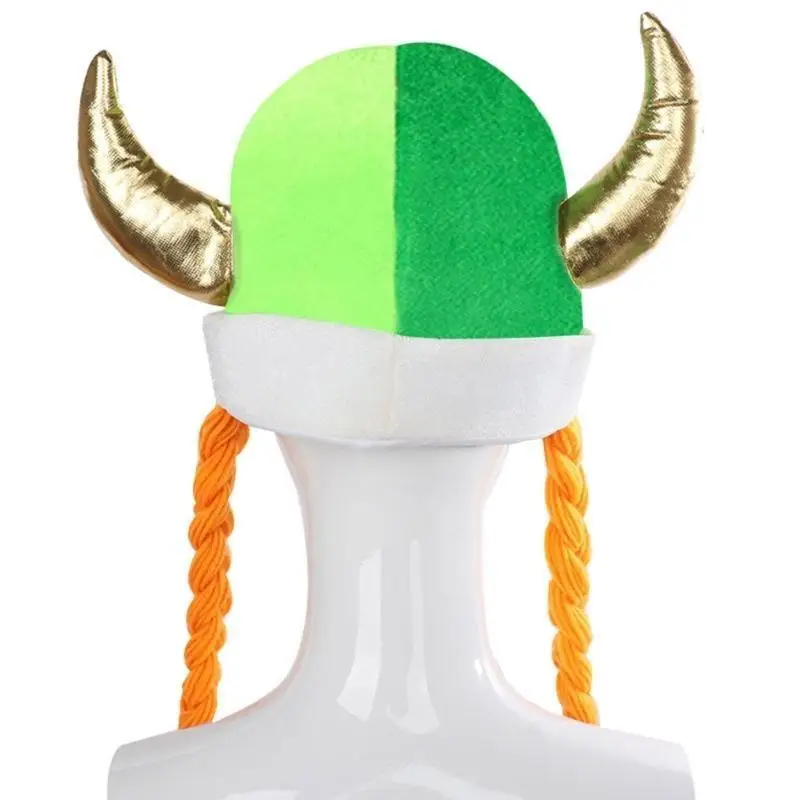 A52e stpatricks day hat для семейного сбора карнавалов празднование празднования бычья шляпа шляпа шляпа Фестиваль шап