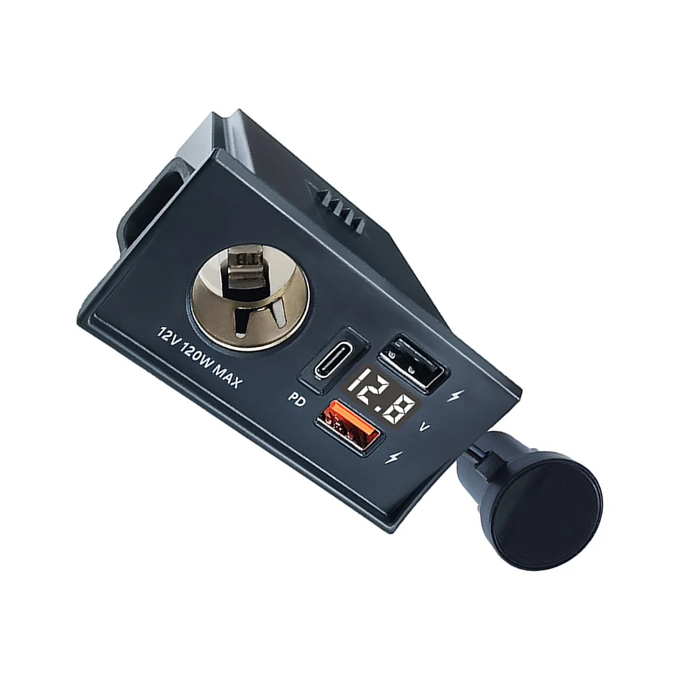 LED Voltage Display USB Car Charger Compatible with For Toyota For Camry Models 2006 through 2017 Fast Charge Support