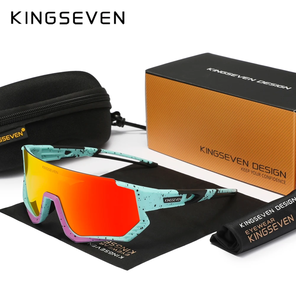 Kings even neue rad sonnenbrille männer sport frauen mtb fahrrad brille uv400 polarisierte fischs chutz brillen im freien