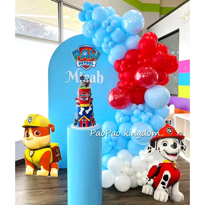 1 Set PAW Patrol Bogen-Girlande Ballon Geburtstagsparty Ballonset Aluminiumfolie-Ballons für Kinder Babyparty-Zubehör Geschenke
