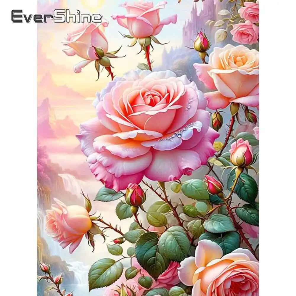 Evershine Neue Ankunft Diamant Malerei Rose Bild Von Strass Diamant Mosaik Blume Stickerei Handgemachtes Geschenk