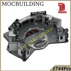 Spaceship Display Bridge Model MOC Building Block Bricks Enterprise DIY Construction Toys Birthday Gift Christmas