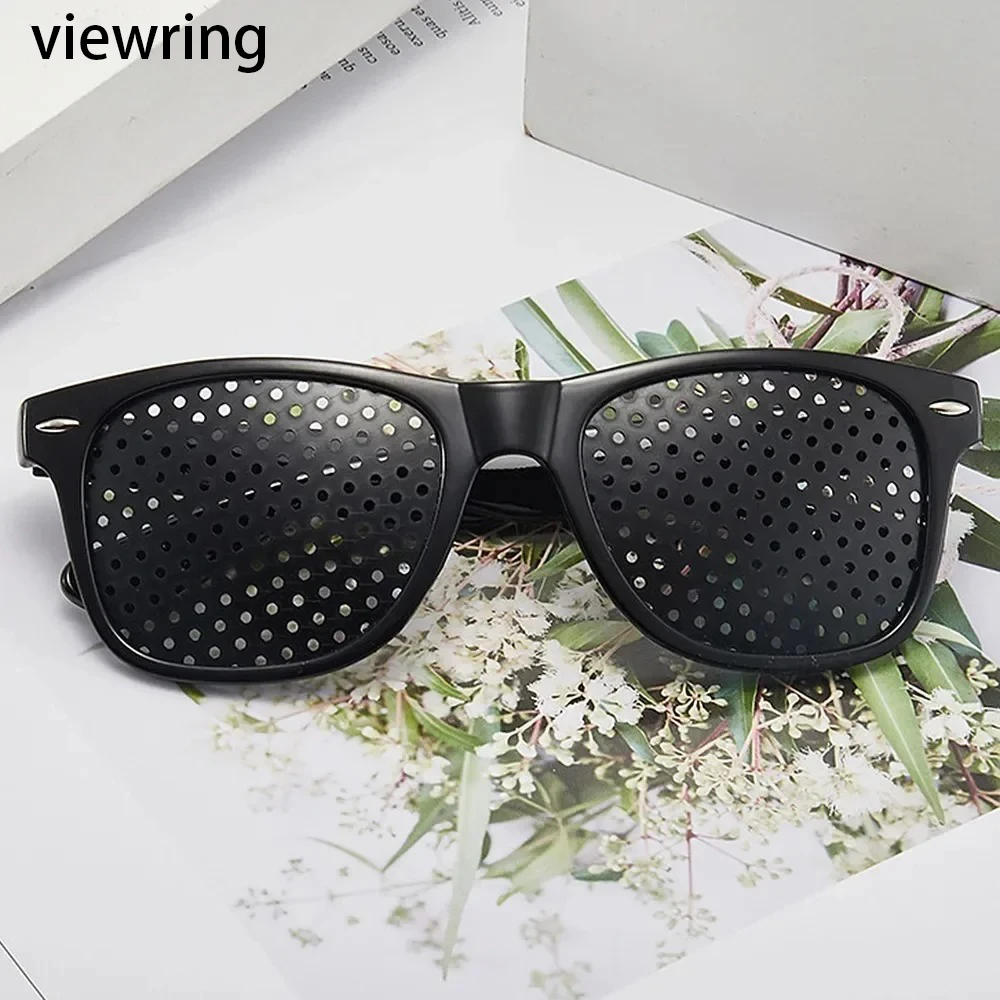 Viewring Anti-myopia Astigmatism Glasses Vision Correction Fatigue Pin Hole Glasses With Holes For Men Women Eyesight Improvemen