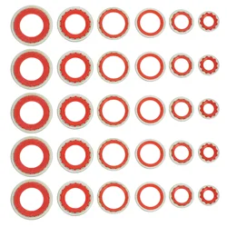 30 Pcs Car Air Conditioner Repair Box Automotive Replacement Rings Conditioning Compressor Seal Kit Gasket Screw Washer