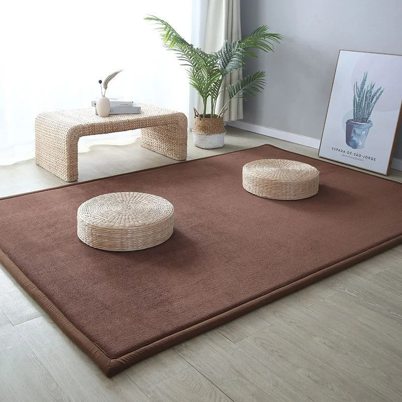 #Customizable Modern Minimalist Solid Color Baby Fall-Proof Crawling Mat Machine Made Hallway Prayer Rug