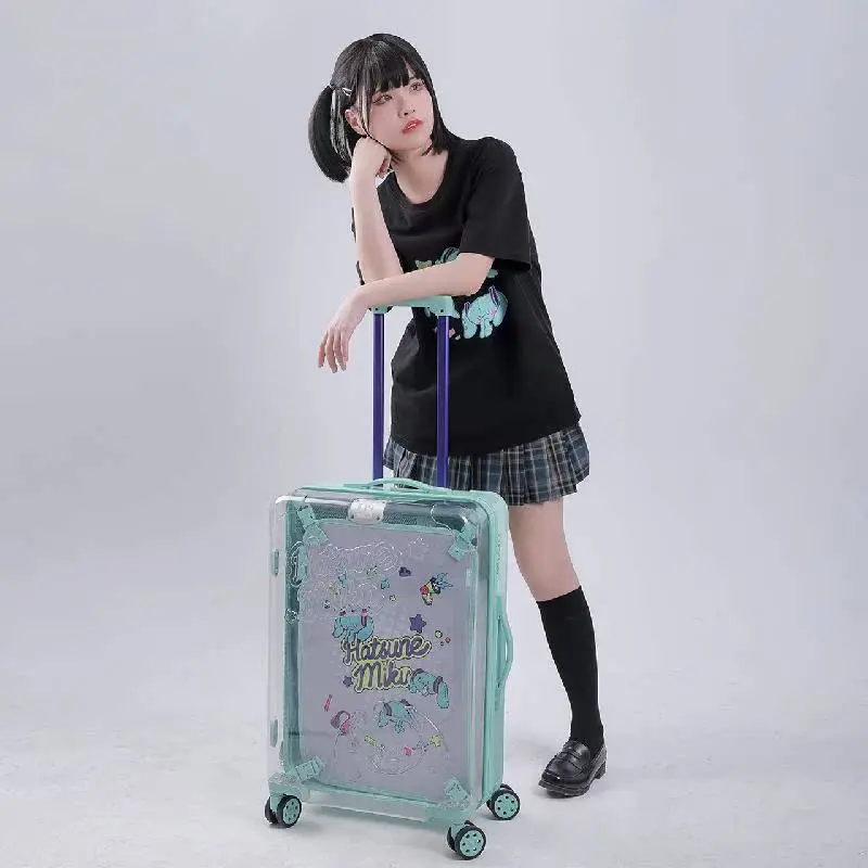 Genuine Bemoe Hatsune Miku Accompanying The Future Pain Pack Type Multi Functional Display Trunk 20 Inches Kawaii Girl Gifts