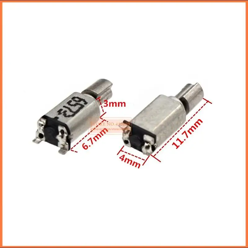 Original New 10PCS/lot micro1.5V-3V  SMD vibration motor vibrator supplies motor 11.7*4*3mm for mobile phone and other