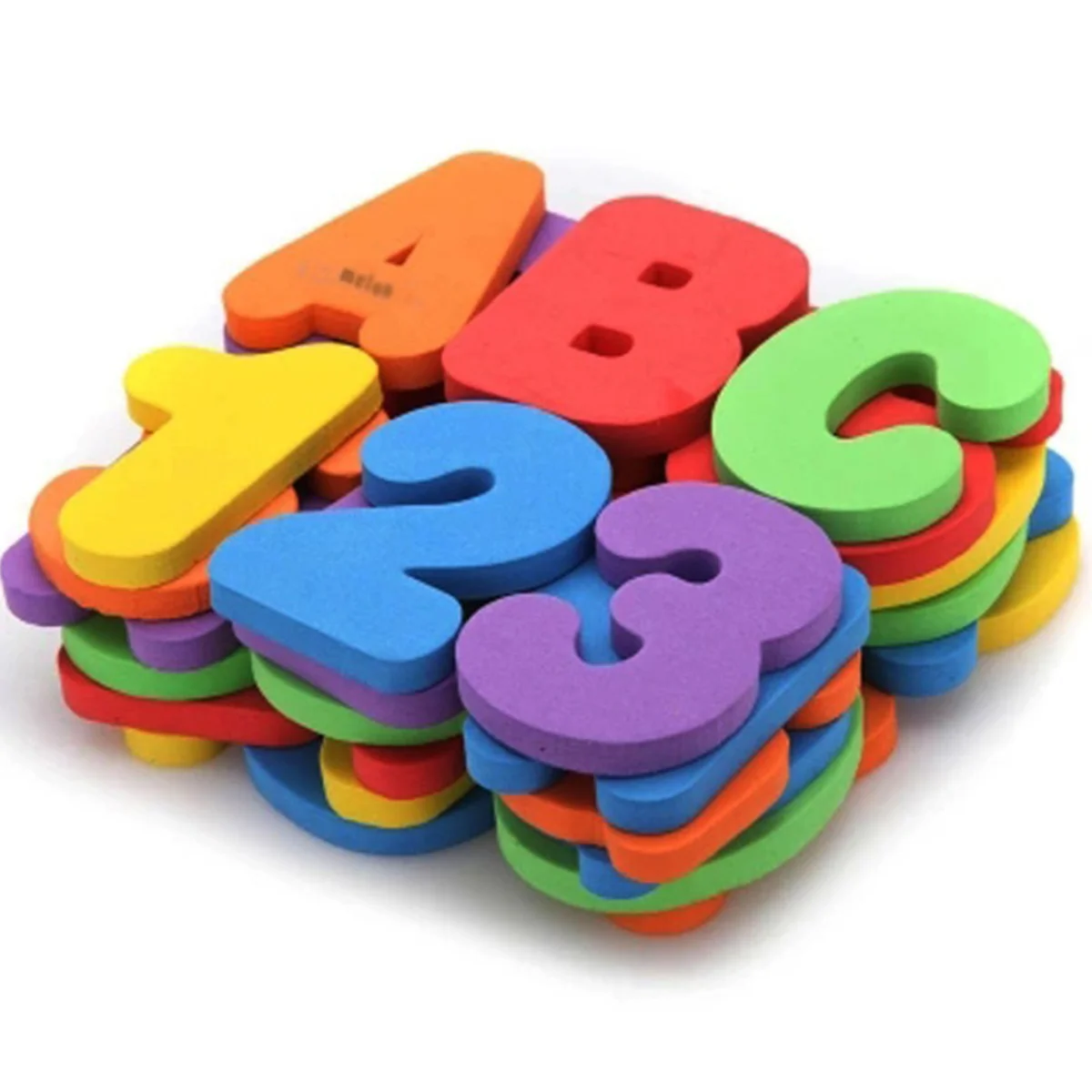 

36 Pcs Children’s Toys Bath Numbers for Educational Earth Tones Letter Letters Kids