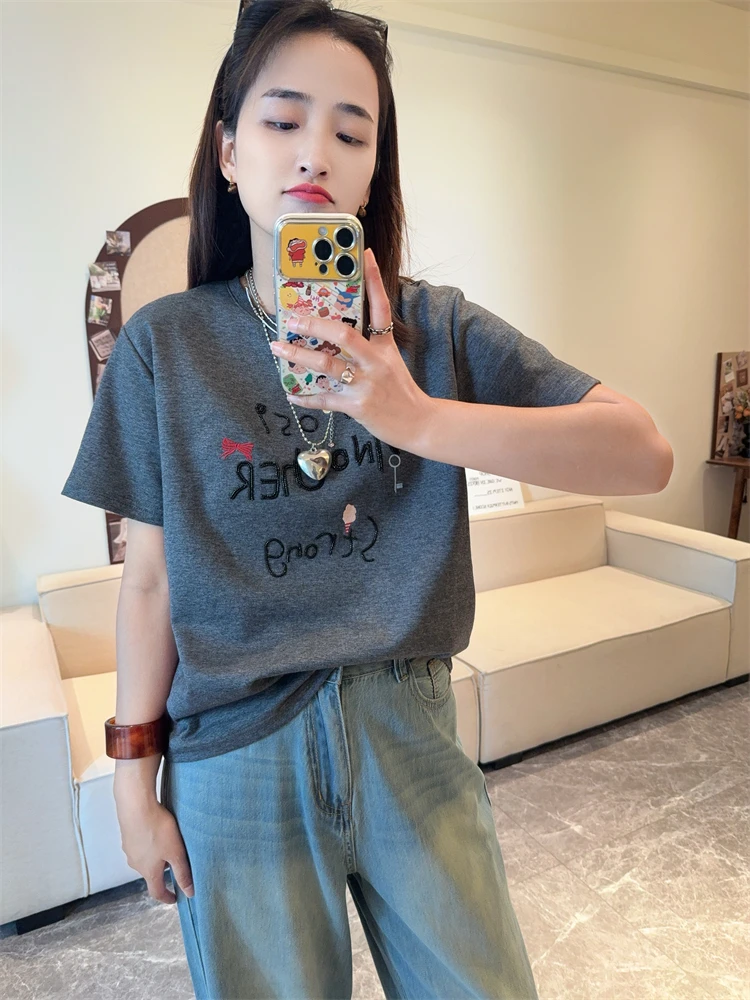 

Женская футболка SDNINEHOME с принтом «Уличный закат», свободного кроя, базовая, с глубоким вырезом, удобная, из смесового хлопка и полиэстера, летняя...