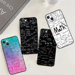 Physic Equations Math Phone Case For iPhone 15 16 Pro Max 11 12 13 14 Pro Max 7 8 Plus X XS XR 12 13 Mini Cover