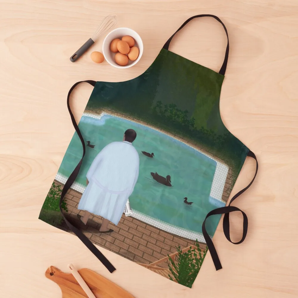 

Him, with those ducks... Apron kitchen novelty items for home