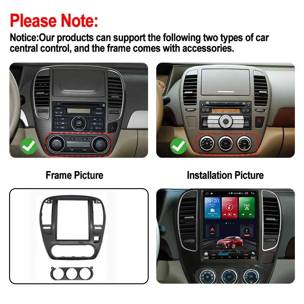 لنيسان بلوبيرد سيلفي G11 2005-2012 9.7 بوصة 7862S أندرويد 13 راديو السيارة تسلا نمط الوسائط المتعددة CarPlay السيارات لتحديد المواقع نافي ستيريو #3