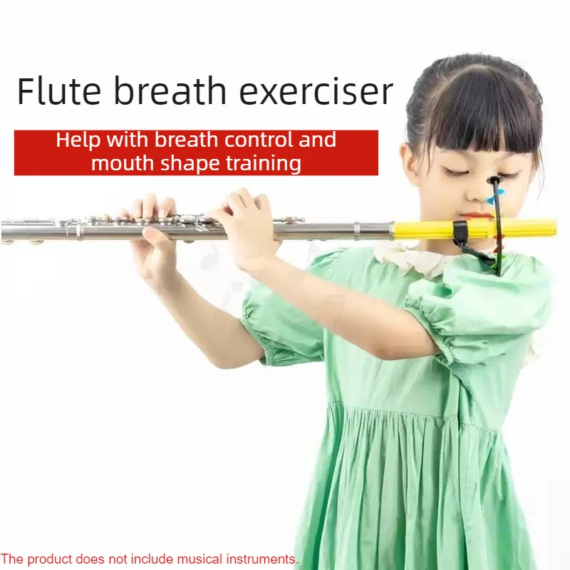 Plastic Flute Breath Trainer Oral Muscle Breathing Exercise Device High Pitch Bass Practice Device Flute Instrument Accessories