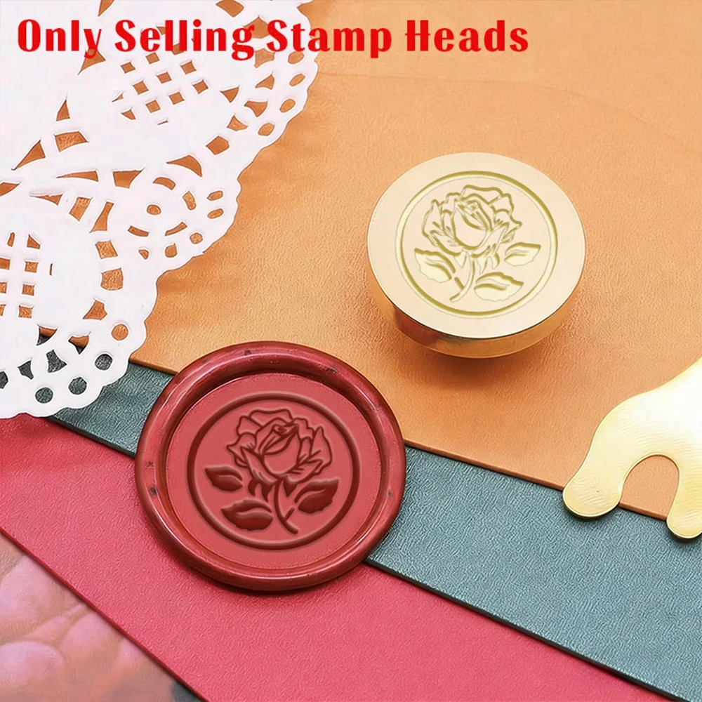 Wedding Envelopes - 1 Stück Vintage-Stempel mit Rosenmuster zum