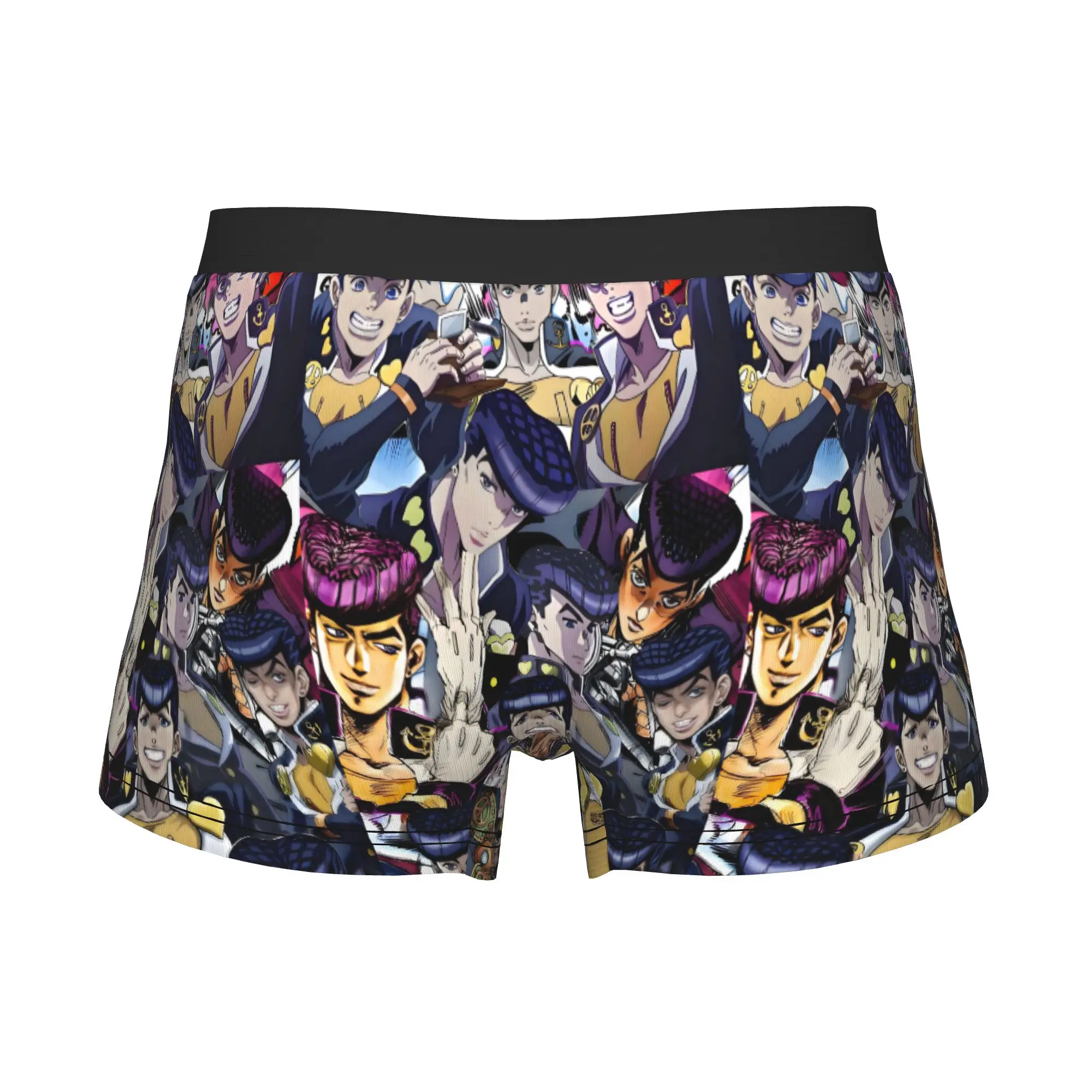 JoJos Bizarre Adventure Boxer Shorts For Homme 3D Print Cartoon Anime Underwear Panties Briefs Stretch Underpants