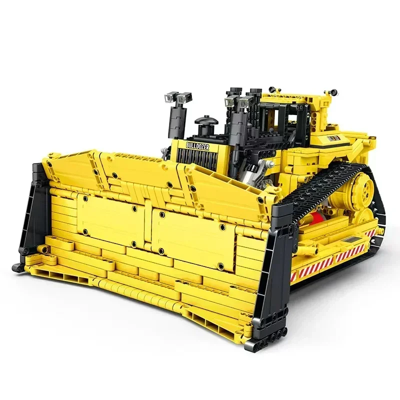 RC Crane Truck Model Building Blocks Brinquedos para Meninos, Cidade Veículo de Construção, Engenharia, Mecânica D11, Bulldozer, 42131, MOC, Presente