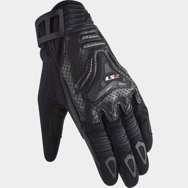 LS2 MG016 Motorcycle Gloves ls2 Spring Summer Breathable Guantes Touch Screen Moto Luvas CE certification