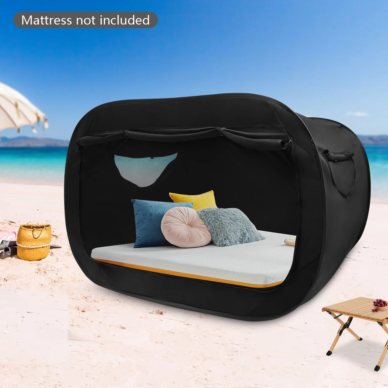 خيمة سرير محمولة منبثقة، خيمة ناموسية صيفية، قابلة للتنفس ‎   خيمة نوم للتخييم في الهواء الطلق والاستخدام الداخلي