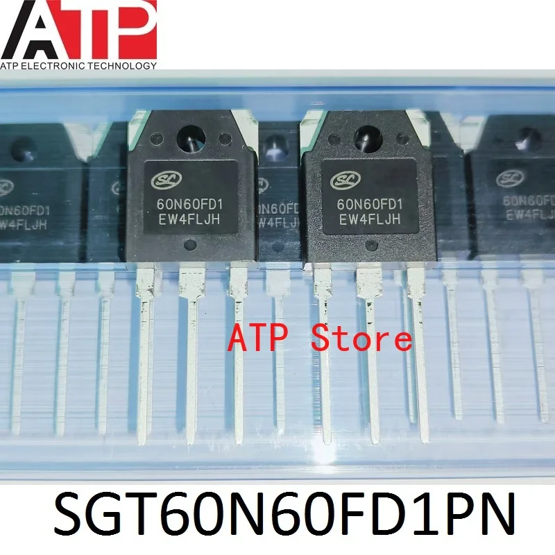 10-30PCS 100% New Imported Original SGT60N60FD1PN 60N60FD1 TO-3P 60N60 IGBT Transistors 60A 600V In Stock